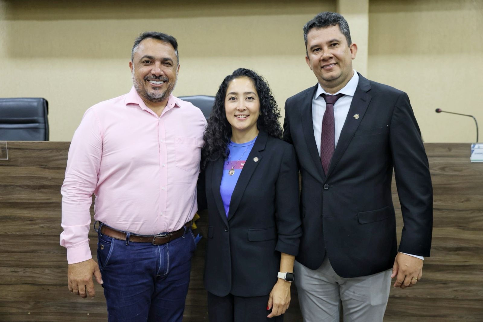 Presidente André Fortaleza recebe visita da Governadora do Rotary