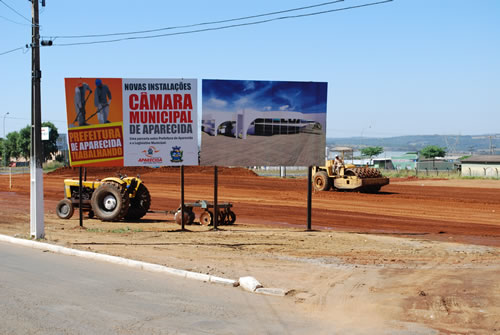 Nova Câmara Municipal de Aparecida começa a ser construída