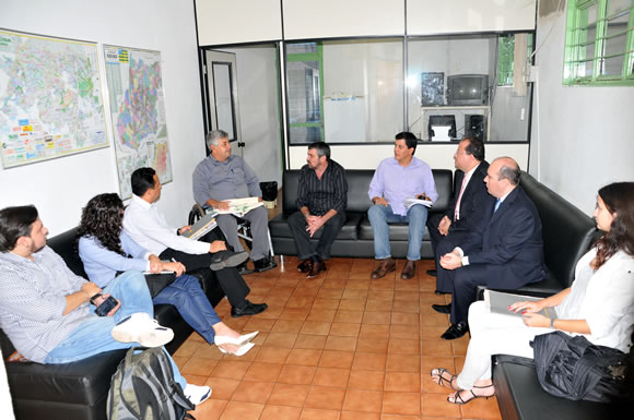 Presidente da Câmara recebe gestores do Idtech