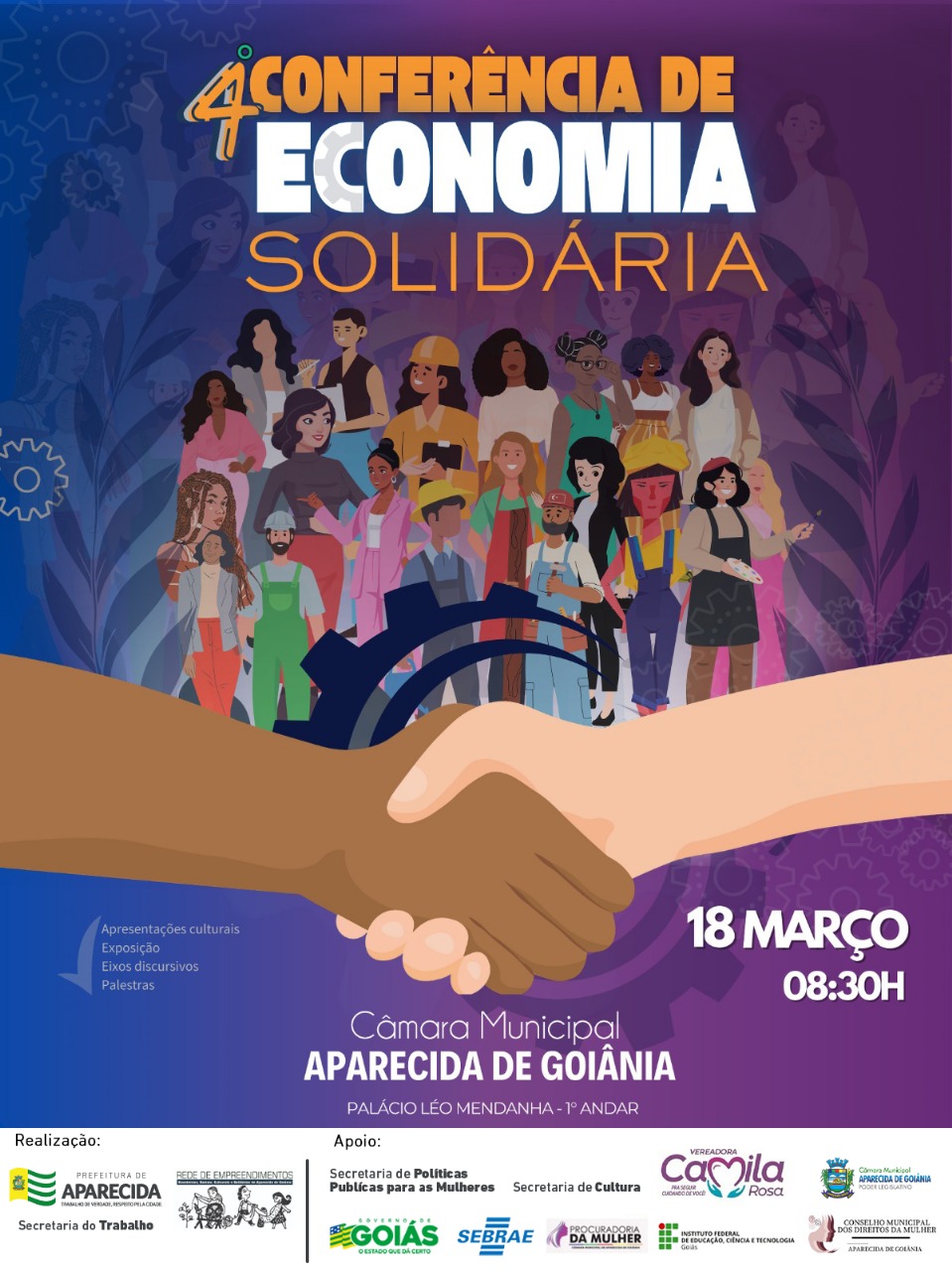 Câmara será sede da 4ª Conferência de Economia Solidária