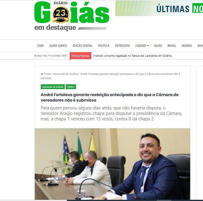 André Fortaleza garante reeleição antecipada e diz que a Câmara de vereadores não é submissa