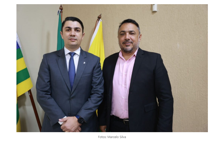 Presidente André Fortaleza recepciona o Juiz Wander Soares Fonseca