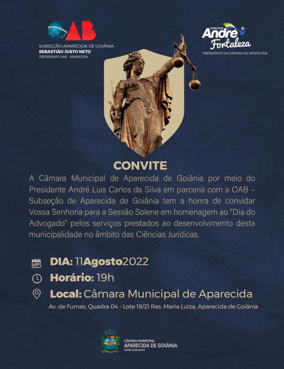Sessão Solene pelo Dia do Advogado