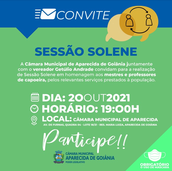 Sessão Solene em homenagens aos mestres e professores de capoeira