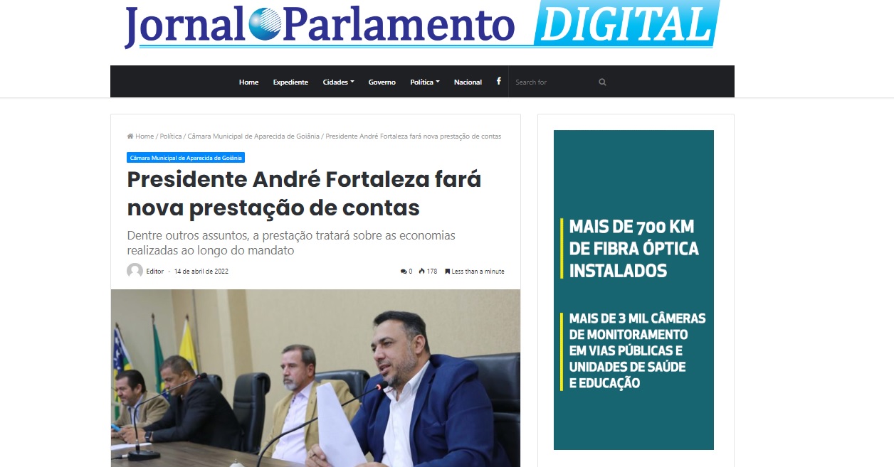Presidente André Fortaleza fará nova prestação de contas